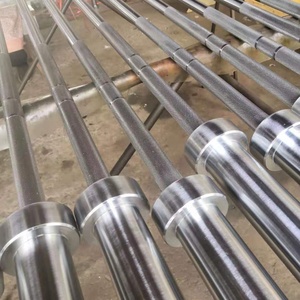 Barra de mancuernas de gimnasio cromado, profesional, <span class=keywords><strong>ocho</strong></span> rodamientos - Product Image 5