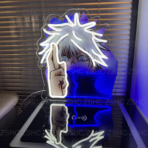 Personaje de dibujos animados Jujutsu Kaisen luces de neón personalizado Led acrílico IP65 luces de neón impresión para decoración del hogar - Product Image 3