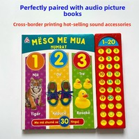 Boîte sonore à 31 touches personnalisable par le fabricant ; Aide à la communication AAC pour l'autisme ; Module sonore pour livres illustrés
