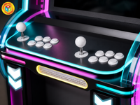 Bornes d'arcade de combat pour magasins de jouets, halls de cinéma, centres commerciaux et espaces intérieurs