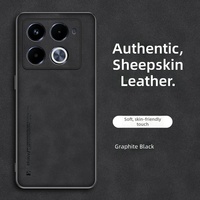 Étui de protection professionnel uni en nubuck mat, texture fine, sensation agréable au toucher, pour Infinix Note 40 Pro 5G 40 Pro Plus