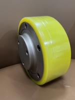 Agv Roue d'entraînement robotique antidérapante de 6 pouces Personnalisable Smart Trolley Wheel 150 Wheel Planetary Gearing Polyurethane Speed Reducers