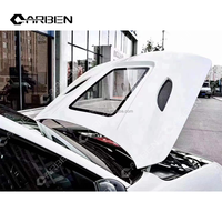 Nouveau capot avant en fibre de carbone de style verre transparent Alfa Romeo Giulia, kit de carrosserie de mise à niveau à fixation par boulons, noir carbone