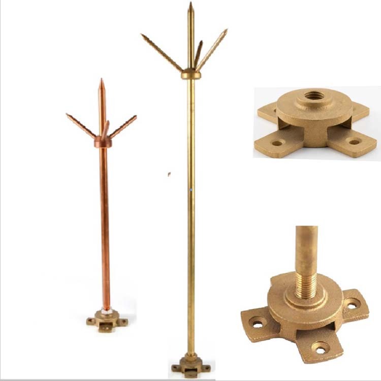 Copper Lightning Rod Arrester Rod for