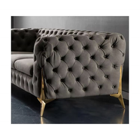Pieds de meuble coniques en fer, laiton doré, acier, chrome, métal pour chaise, chevet, lit, armoire, canapé