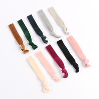 50 Verges de Ruban Élastique en Velours 3/8 Pouce en Gros 22 Couleurs Bande Élastique Veloutée Extensible pour Élastique à Cheveux Bandeau Filles Coiffure Bricolage