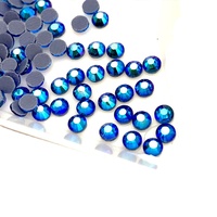 Vente directe usine, conditionnement en vrac, 70000 pièces SS10, strass thermocollants à dos plat, cristal AB, avec colle allemande durable