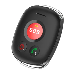 Jiai L15 스마트 GPS 추적기 4G 큰 SOS 버튼 양방향 통화 확성기가있는 로케이터 한 번의 클릭으로 도움