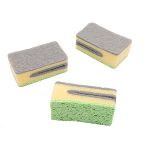 Estropajo Ecológico para Limpieza <span class=keywords><strong>de</strong></span> Cocina, Esponja Personalizada para Lavar Platos, Esponja <span class=keywords><strong>de</strong></span> Doble Cara para Lavar Platos - Product Image 5
