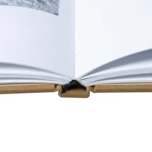 Portafolio fotográfico de encuadernación de costura personalizado profesional libro de tapa dura