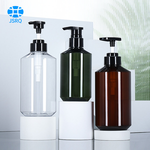 Cổ 500ml xiên Vai dầu gội chai rõ ràng nhựa cơ thể Lotion chai <span class=keywords><strong>300ml</strong></span> mỹ phẩm rửa điều dưỡng Nguồn cung cấp chai rỗng - Product Image 1