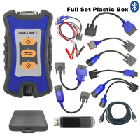 Ensemble complet d'interface Nexiq USB Link 3 NEXIQ3, outil de diagnostic pour camions lourds diesel, BT, puce complète, scanner professionnel pour camions