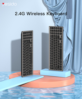 YESIDO 2.4G Wireless Connected Instrument Sensitive Keyboard for Computer
