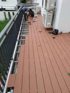 Lusso WPC legno composito <span class=keywords><strong>pavimenti</strong></span> <span class=keywords><strong>per</strong></span> giardino esterno Design moderno con tecniche lisce Click Lock installazione - Product Image 5