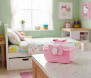 Caja de Almacenamiento de Plástico de 4 L con Lazo Colorido, Contenedor de Almacenamiento Multiusos para Cocina, Rectangular, de Una Sola Capa, Tipo Vertical - Product Image 2