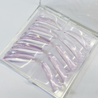 Novos Modelos de Bastões de Silicone para Lifting de Cílios Reutilizáveis, Almofadas de Silicone Autoadesivas para Uso Profissional em Salão