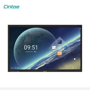 Écran interactif LCD 65 <span class=keywords><strong>pouces</strong></span> pour tableau blanc, idéal pour les entreprises et les écoles, avec support mural ou mobile, tableau intelligent <span class=keywords><strong>TV</strong></span> intelligent - Product Image 1
