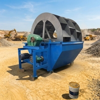 Laveuse à roues pour gravier de carrière et sable, machine de lavage à l'eau pour l'exploitation minière et la construction