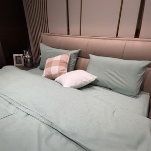 Dày thấm mồ hôi in bông rửa sạch thân thiện với môi 4-mảnh bộ đồ giường thiết lập cho giường đôi người lớn - Product Image 2