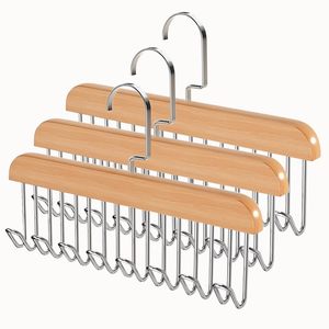 Oferta Especial: Perchero de Madera Resistente para Cinturones con 8 Ganchos para Tiendas de Ropa - Product Image 1