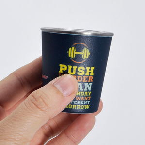 Wholesale 2OZ Stainless Steel Two Layer Coffee <b>Mug</b> Shot Cups with Customized Logo Company Promotional Gifts - Product Image 4