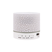 Mini Altavoz Inalámbrico YIN005 Metal Cannon V5.0 con Iluminación LED RGB, Funciona con Batería, Subwoofer Portátil para Cine en Casa