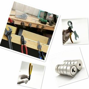 גביע בסיס קבוע גביע neodymium מגנט 100 ליברות אדמה נדירות חזק עם מחב חובה כבד וברגי נירוסטה - Product Image 6