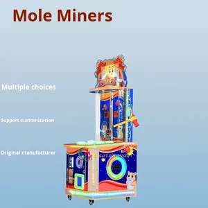 Whack-A-Mole Miner Children's Game Machine Parent-Child <b>Single</b> Person Coin-Operated Wood Customized Amusement Interactive Game - Product Image 4