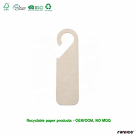 Panneau de ne pas déranger en carton recyclé écologique, style vintage, taille personnalisable, pour accrocher à la poignée de porte d'hôtel