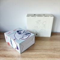 Caja de Envío de Cartón Corrugado Rígido Reciclado Ecológico Personalizado con Asa para Vodka, Tequila, Whisky, Refrescos y Bebidas Energéticas