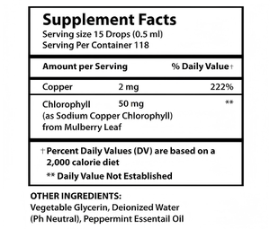 Chlorophylle liquide en gros, fabrication GMP, étiquette privée OEM, compléments alimentaires biologiques, gouttes de chlorophylle liquide pour adultes, immunité - Product Image 2