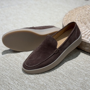 Chaussures de luxe en cuir véritable, mocassins pour hommes en daim de mouton, classiques et élégants, à enfiler, pour la conduite, vente en gros, personnalisables avec LOGO - Product Image 3