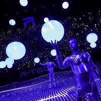 Pas de brouillage moteur cinétique RGBW LED boule cinétique système d'éclairage cinétique DMX pour scène Dj Disco boîte de nuit