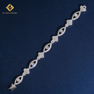 ZUANFA JEWELRY Pulsera de Oro Blanco con Ojo Turco y Diamantes Cultivados en Laboratorio, Corte Brillante Redondo, Certificado IGI, Joyería de Lujo con Diamantes - Product Image 6