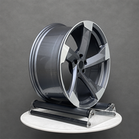 JOYEE OEM Jante en alliage d'aluminium monobloc forgée à 5 branches 5x112 PCD Nouveau design concave pour voiture de tourisme Audi A6 A8 S4 S8