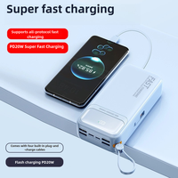 Offre Spéciale 2024 Chargeur portable 22.5W Batterie externe à charge rapide Affichage LED 20000mah Batterie au lithium Compatible USA UK