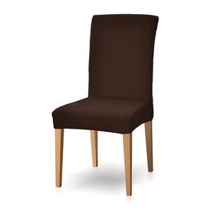 Housse de chaise de salle à manger en velours et spandex, extensible dans 4 directions, courte, élastique, vente en gros - Product Image 5
