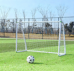 Portería de Fútbol Portátil de PVC para Exteriores, Marco de Acero, Postes de Fibra de Vidrio, Color Personalizable, Estándar Profesional para Cuatro Jugadores - Product Image 1