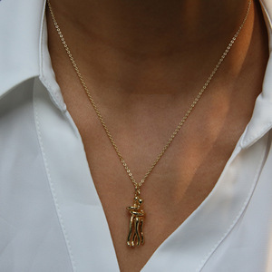 Collana dell'Amore Eterno Bicolore, Gioiello Regalo Caldo e Alla Moda per Coppie, Vendita All'Ingrosso per Uomo e Donna - Product Image 6