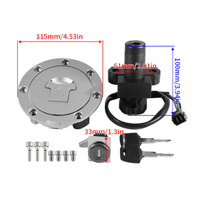 ฝาครอบถังน้ำมันเชื้อเพลิงพร้อมกุญแจสตาร์ทสำหรับรถมอเตอร์ไซค์ฮอนด้า NSR250 MC18 MC21 CBR250 MC19 MC22 CBR400 NC23 <span class=keywords><strong>NC29</strong></span> - Product Image 5