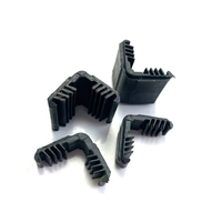 Connecteur d'espacement 9,5A en plastique, barre droite à brancher, argenté, étanche, isolation pour fixations de vitrage de fenêtre et de porte