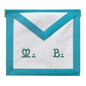 Delantal de Cuero Estilo Francés Clásico Moderno para Adultos Unisex, con Diseño Impreso, Accesorio para la Iglesia o Rito Francés - Product Image 1