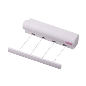 Prix usine mural 6 lignes de corde à linge extensible rétractable suspendu vêtements ligne de séchage pour <span class=keywords><strong>fenêtre</strong></span> balcon - Product Image 5