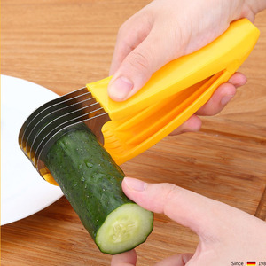 Pequeño jamón salchicha pepino corte creativo melón cortador multifunción vegetal fruta plátano rebanador - Product Image 2