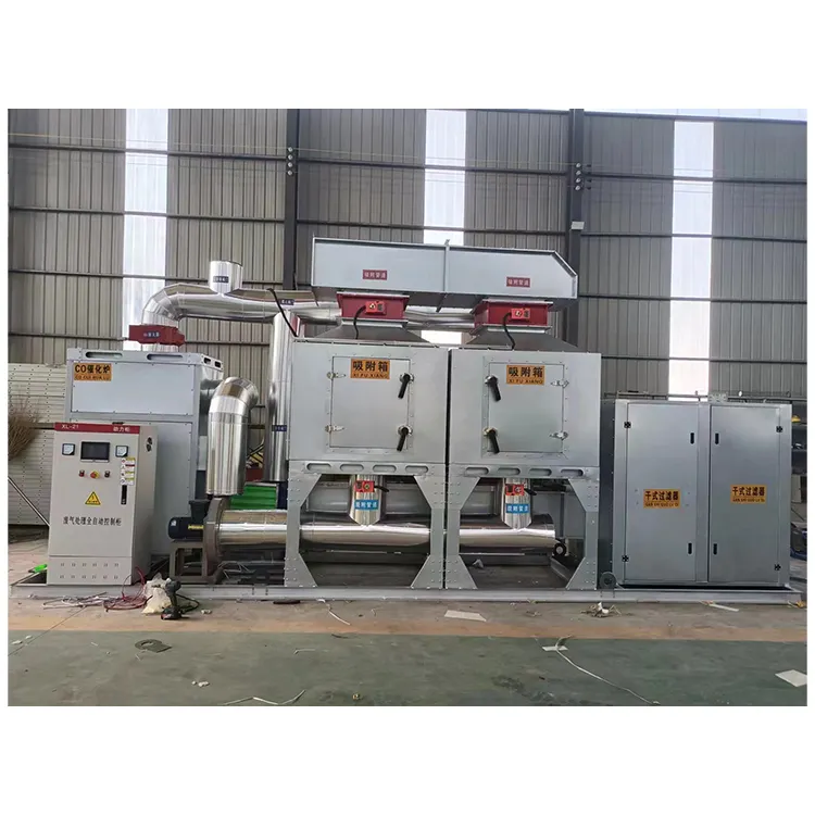 Katalysatorische Verbrennung industrielle Ausrüstung für organische Abfallbehandlung Auspuffgas-Extraktionssystem