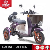Scooter électrique à 3 roues sécurisé, scooter électrique, cyclomoteur, fournisseur chinois pour personnes âgées, femmes et enfants