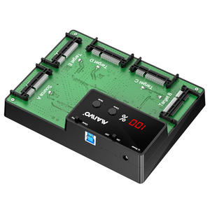 MAIWO 멀티 베이 금속 플라스틱 5 베이 CFast SSD 복사기 도킹 스테이션 복제 - Product Image 3