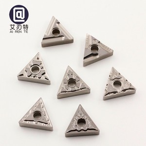 TNMG160404, hoja de torneado CNC, herramientas de corte resistentes al desgaste, revestimiento gris triangular <span class=keywords><strong>para</strong></span> torno - Product Image 6