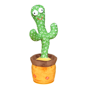 激安商品 可愛いぬいぐるみ植木鉢 ツイストダンスサボテン人形 話す歌う音楽ダンスするサボテンぬいぐるみ - Product Image 1