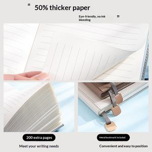 Agenda de Bolsillo Personalizada A5, Tapa Dura, Cuero Suave, Grabado, Letras Gruesas, Papelería de Oficina, Cuaderno al por Mayor - Product Image 3